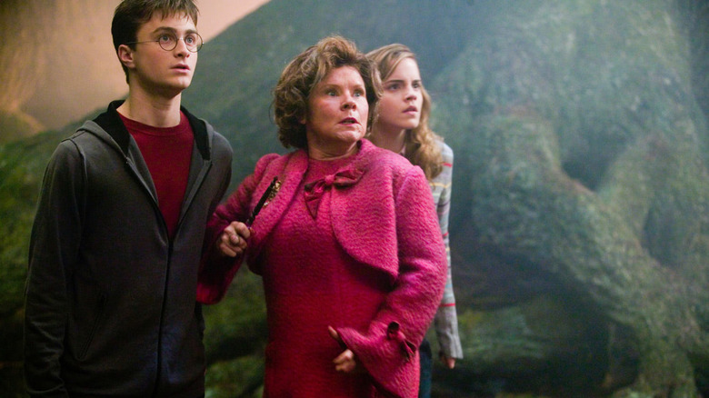Umbridge with Harry and Hermione