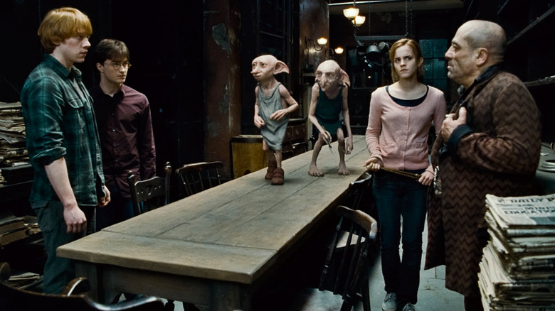 Dobby and Kreacher appear together