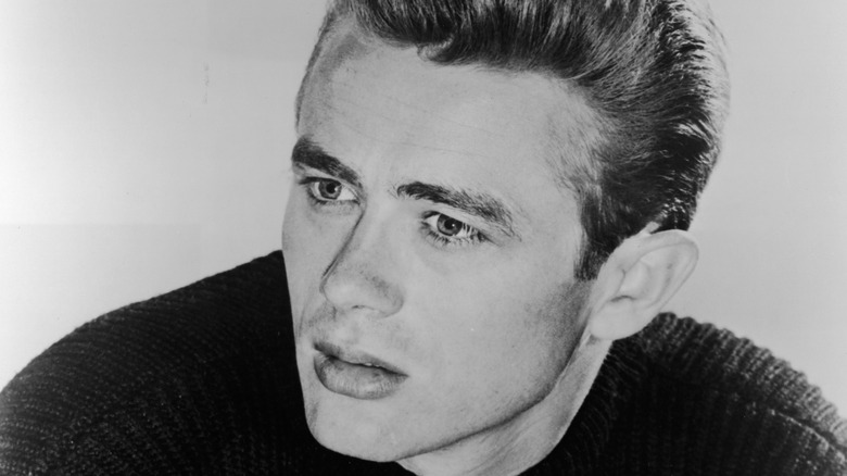 James Dean models for photo