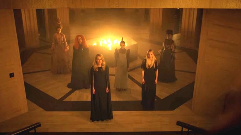 The coven gathered