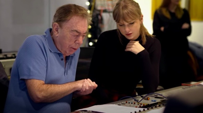 Andrew Lloyd Webber Taylor Swift mixing board