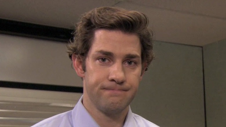 Jim Halpert looking at camera