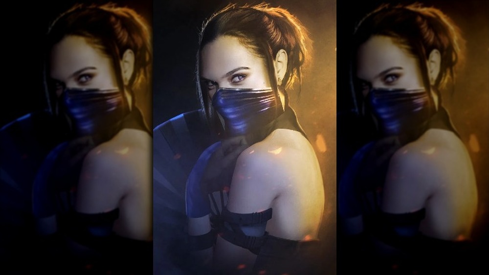 Mortal Kombat Kitana Gal Gadot digital art