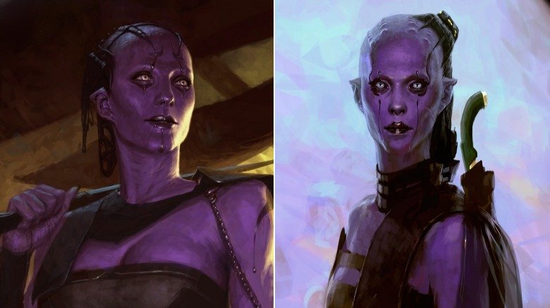 Charlie Wen Gamora concept art