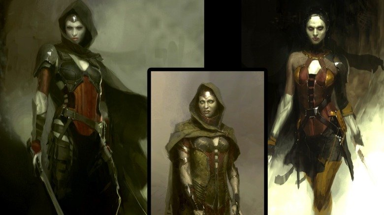 Charlie Wen Gamora concept art