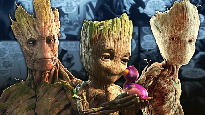 Groot's various incarnations