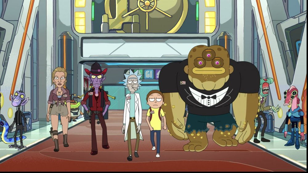 Rick and Morty season 4 episode 3 heist con crew