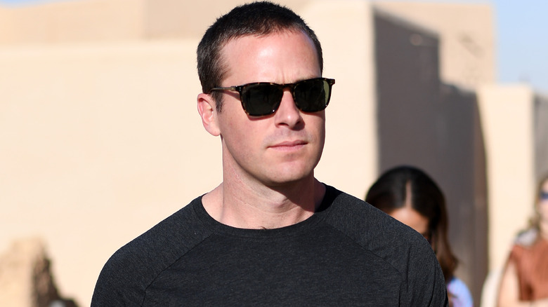 Armie Hammer wearing sunglasses