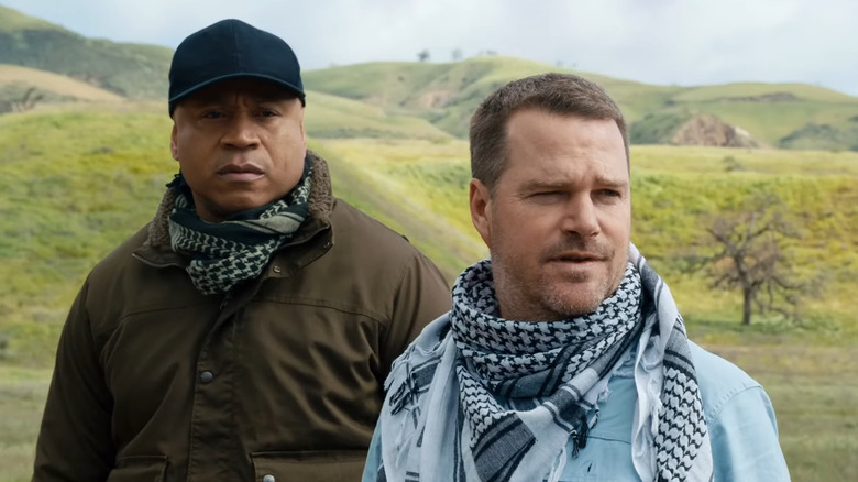 Sam Hanna Grisha Callen scarves