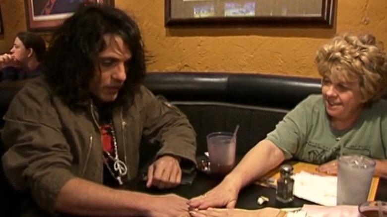 Criss angel doing a magic trick