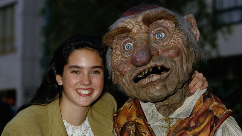 Jennifer Connelly and Hoggle
