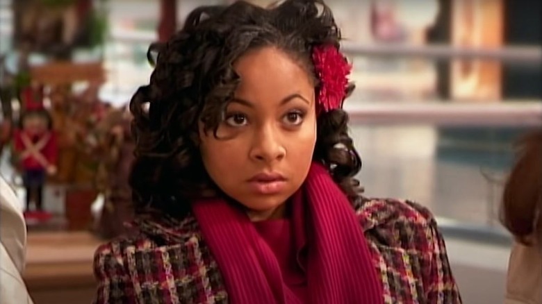 Raven-Symoné staring wearing coat