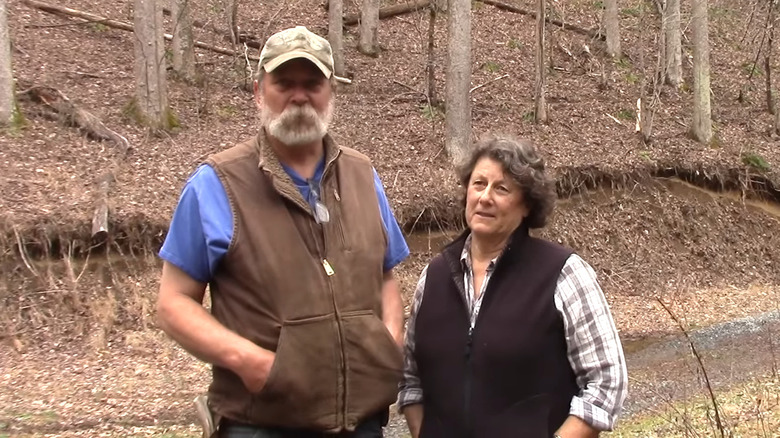 Preston Roberts and his wife in the mountains