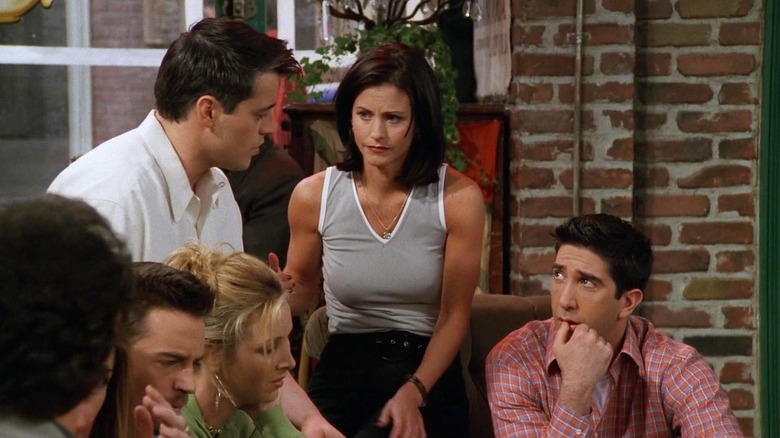 Joey, Monica, and Ross on Friends