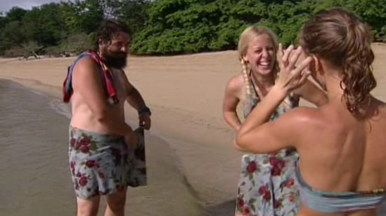 Rupert Boneham and Christa Hastie on Survivor