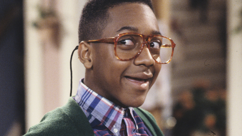 Steve Urkel smiling