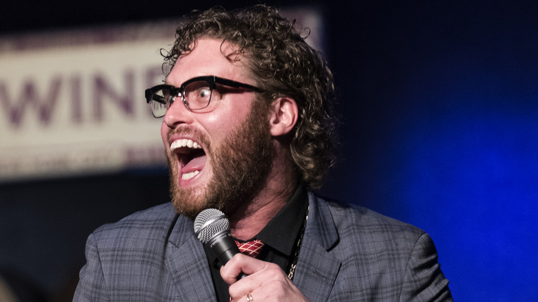 TJ Miller performing stand up