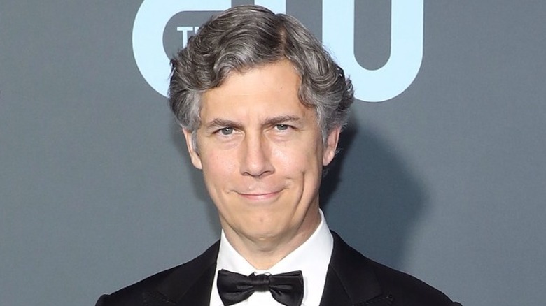 Chris Parnell smiling tuxedo