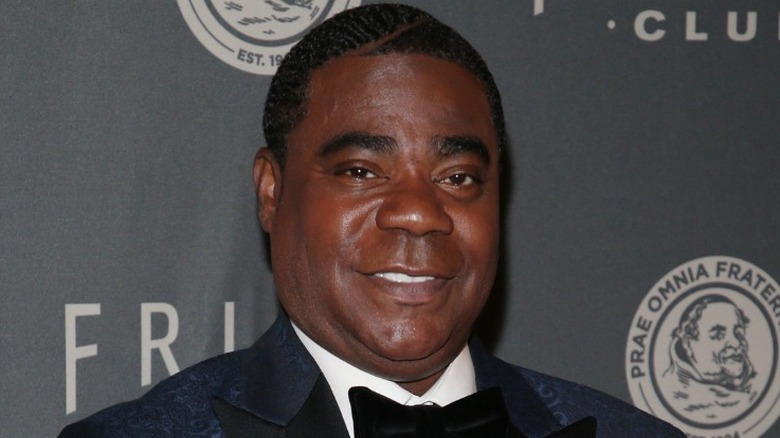 Tracy Morgan smiling tuxedo