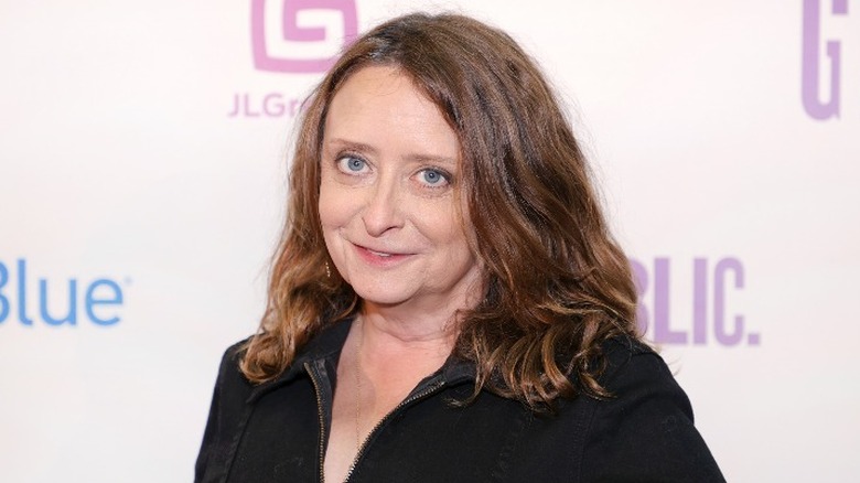 Rachel Dratch at a press event, smiling