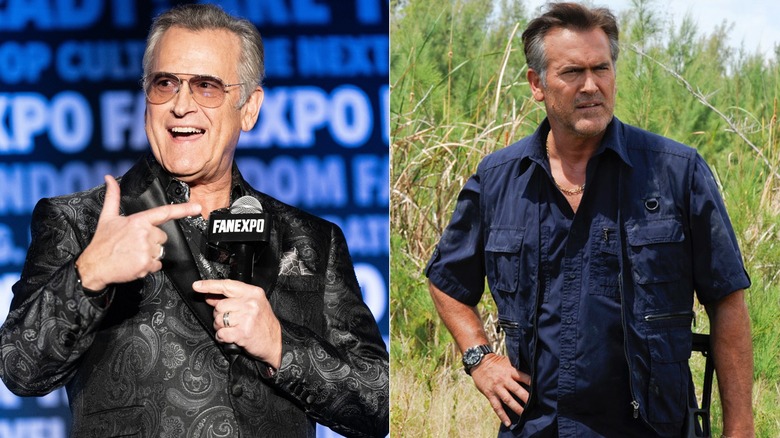 Bruce Campbell and Sam Axe