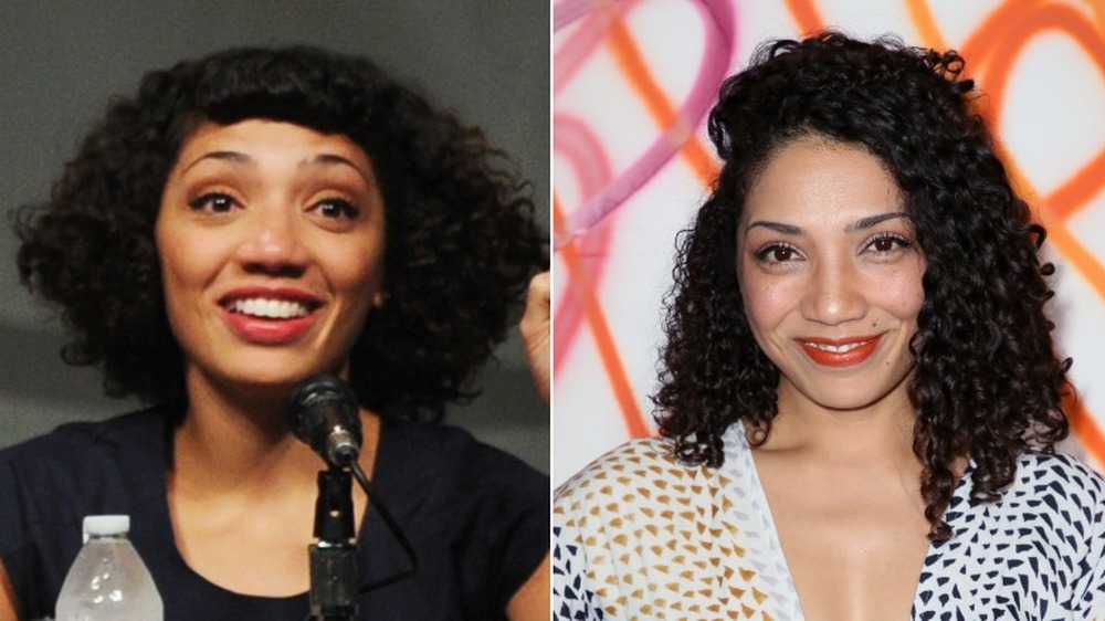 Jasika Nicole in 2012 and 2018