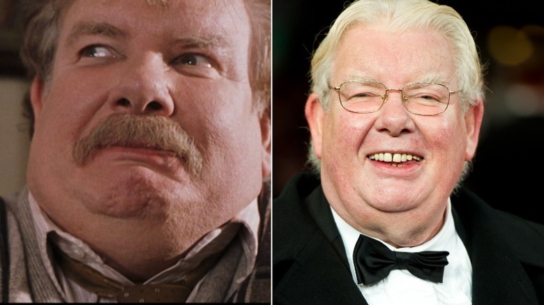 Vernon Dursley left, Richard Griffiths right