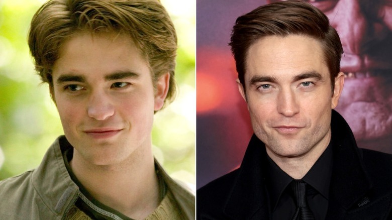 Cedric Diggory left, Robert Pattinson right