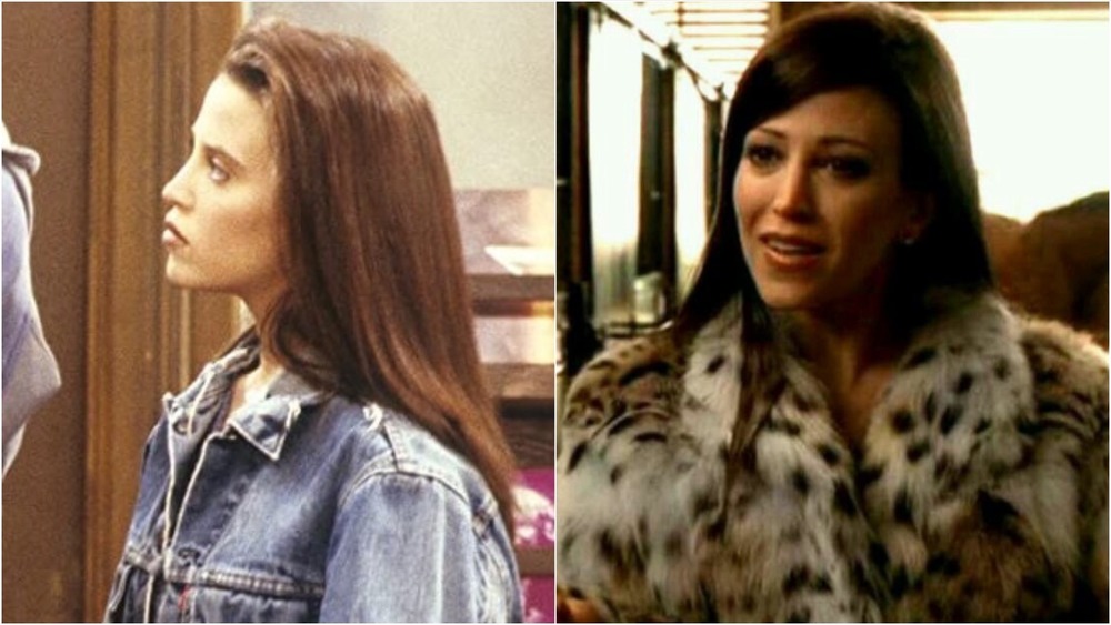 Leslie Bega in Head of the Class (L) and on the Sopranos (R)