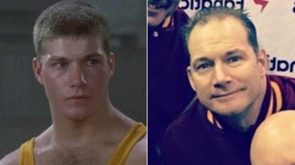 Brad Boyle in Hoosiers (L) and more recently (R)