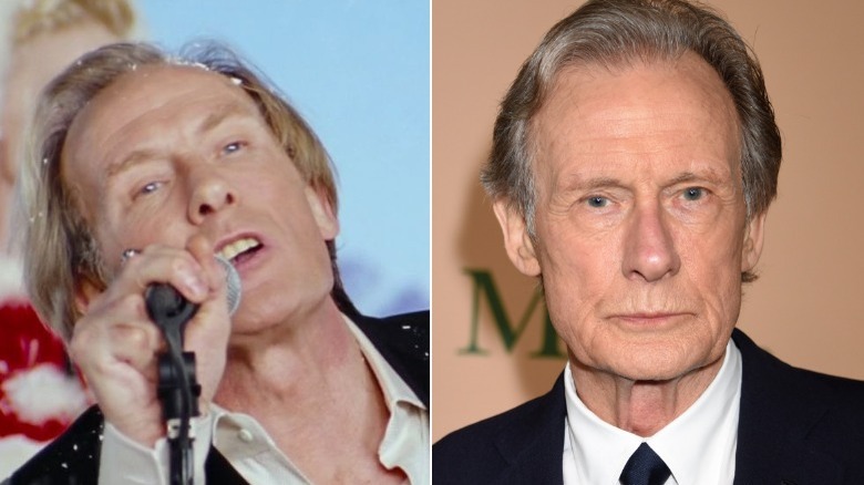 Bill Nighy as Billy Mack sings in Love Actually