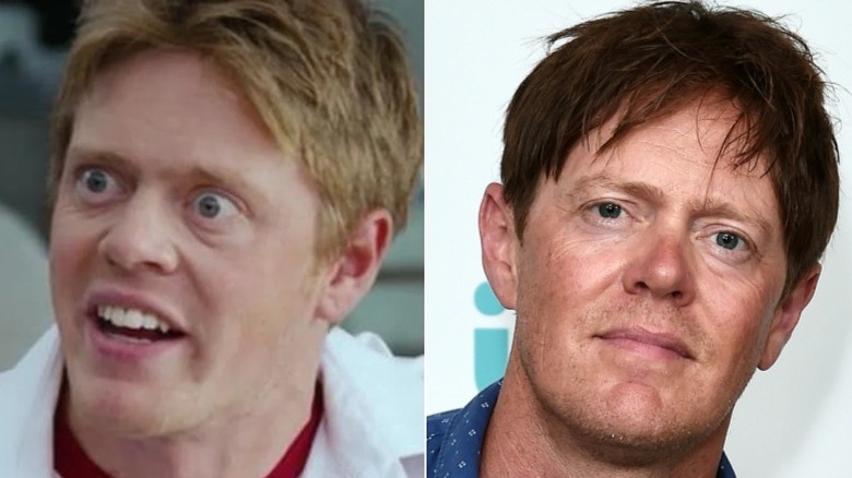 Kris Marshall and Colin looks goofy in Love Actually