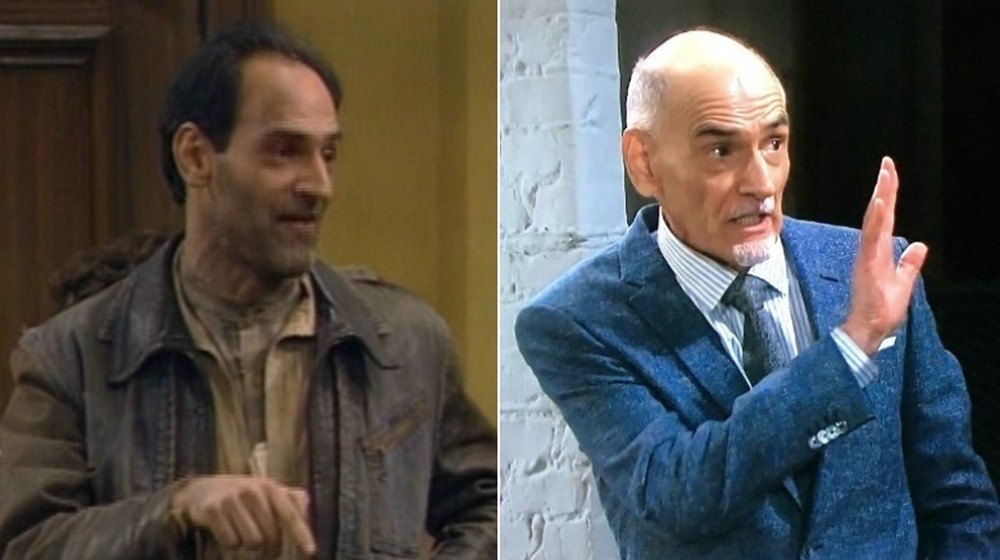 Split image of William Utay on Night Court and on Days of Our Lives