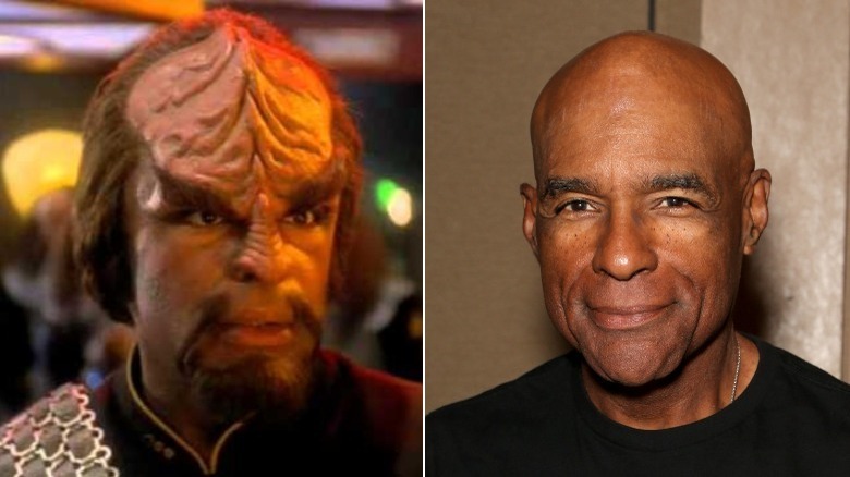 Split image of Michael Dorn