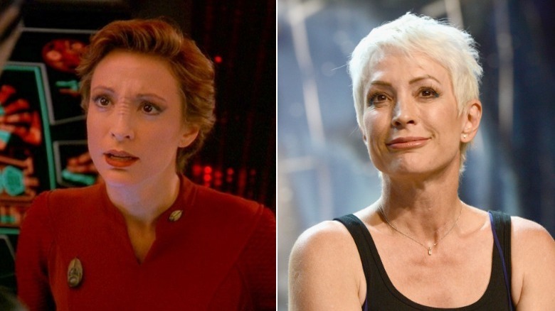 Split image of Nana Visitor