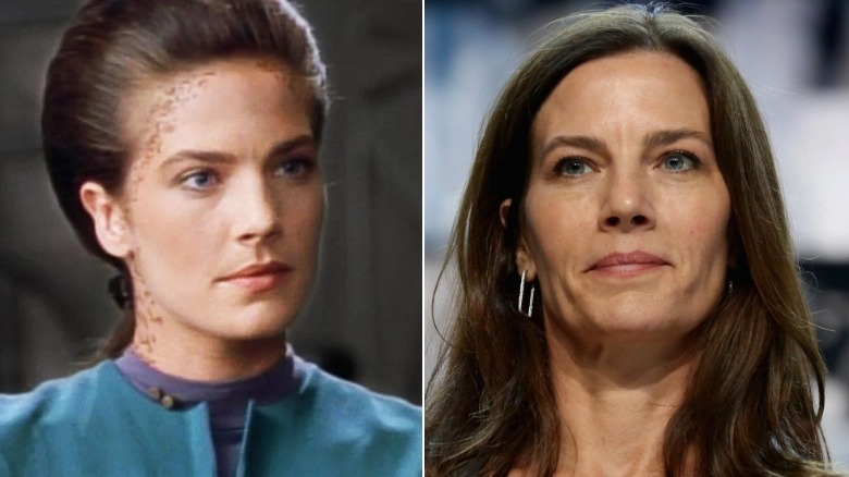 Split image of Terry Farrell