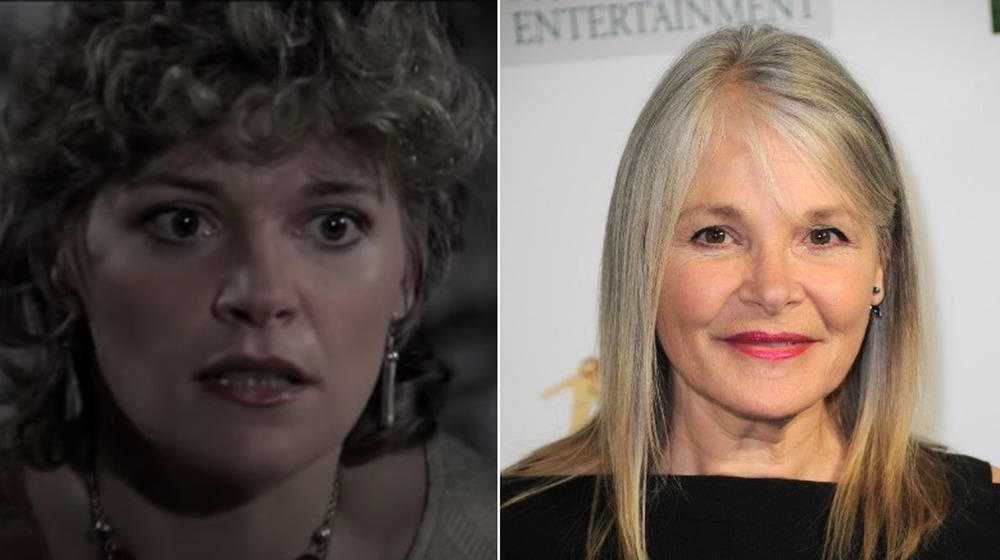 Helen Shaver in The Amityville Horror (L) and more recently (R)