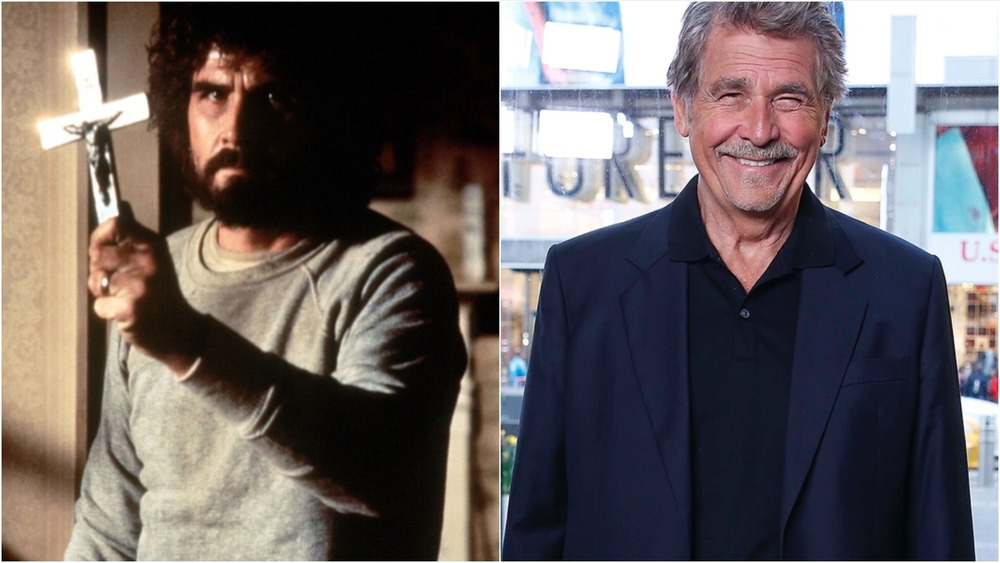 James Brolin in The Amityville Horror (L) and more recently (R)