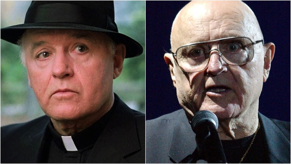 Rod Steiger in The Amityville Horror (L) and more recently (R)