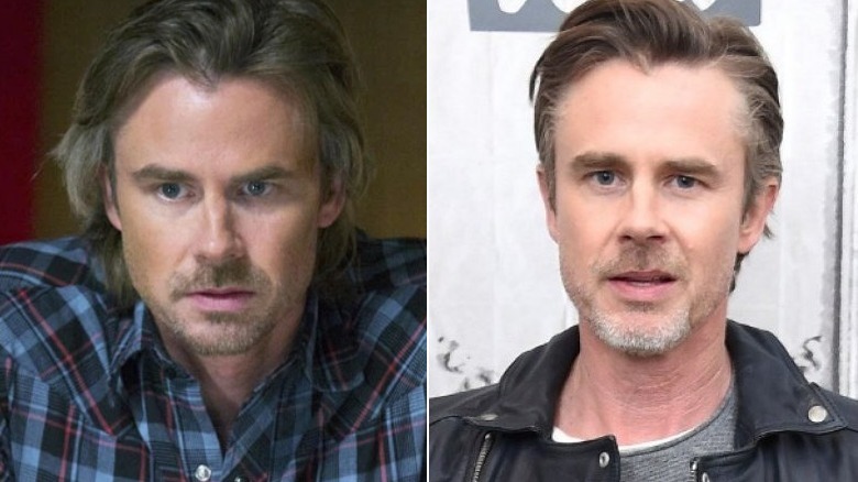 Sam Trammell then and now