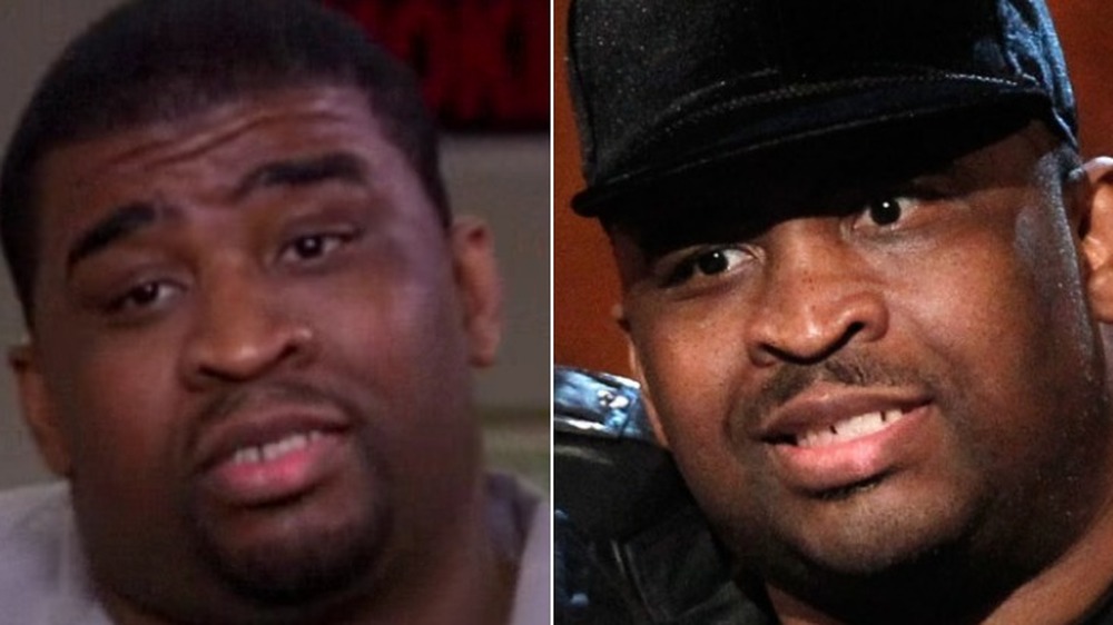 Lonny Collins and Patrice O'Neal smiling