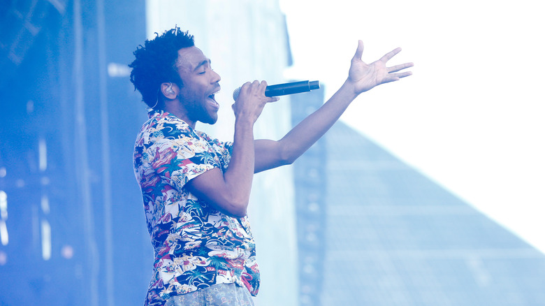 Childish Gambino singing