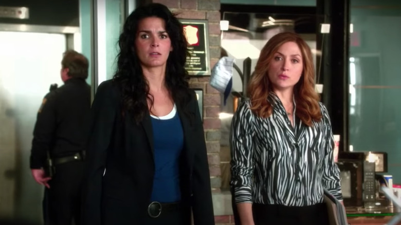 Rizzoli and Isles looking concerned