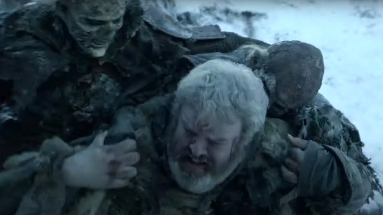 Hodor battles the undead hordes