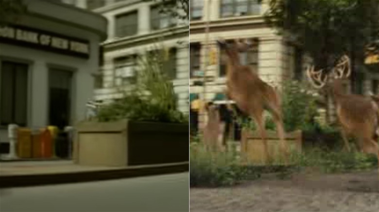 Deer crossing added in CGI