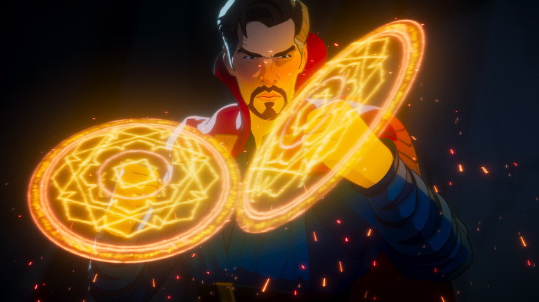 Dr. Strange doing magic