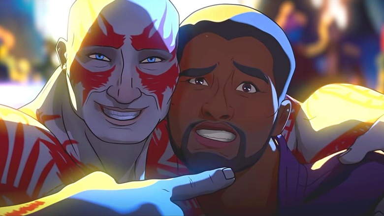 Animated Drax and T'Challa