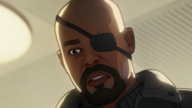 Nick Fury surprised