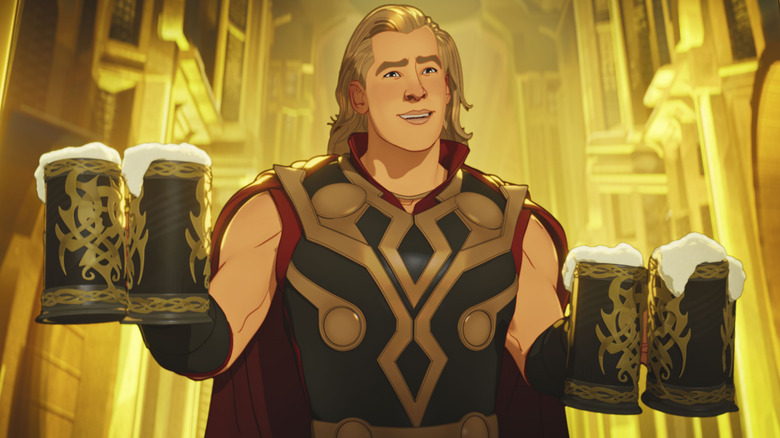 Party Thor with beers