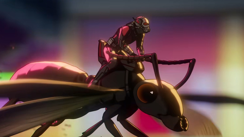 Ant-Man riding winged ant